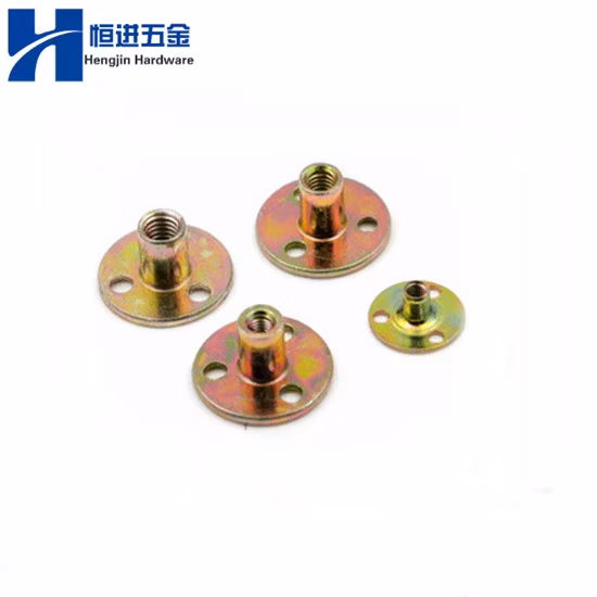 OEM Custom Drei-Loch-Rundmutter-Edelstahl-Schloss-Automutternteile